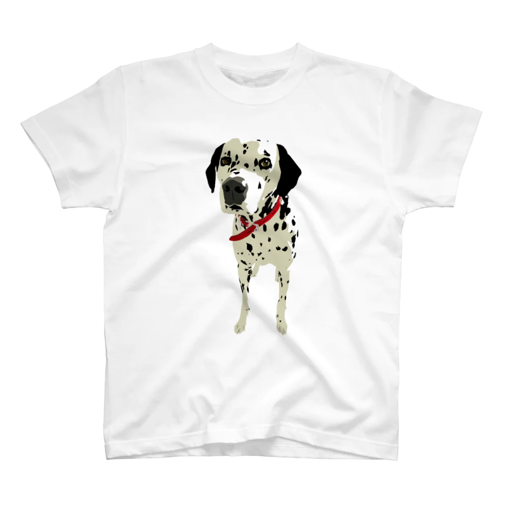 IT DesignのWalk with Dalmatian スタンダードTシャツ