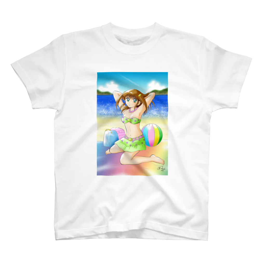 ほしまろずのかわいい水着の女の子 Regular Fit T-Shirt