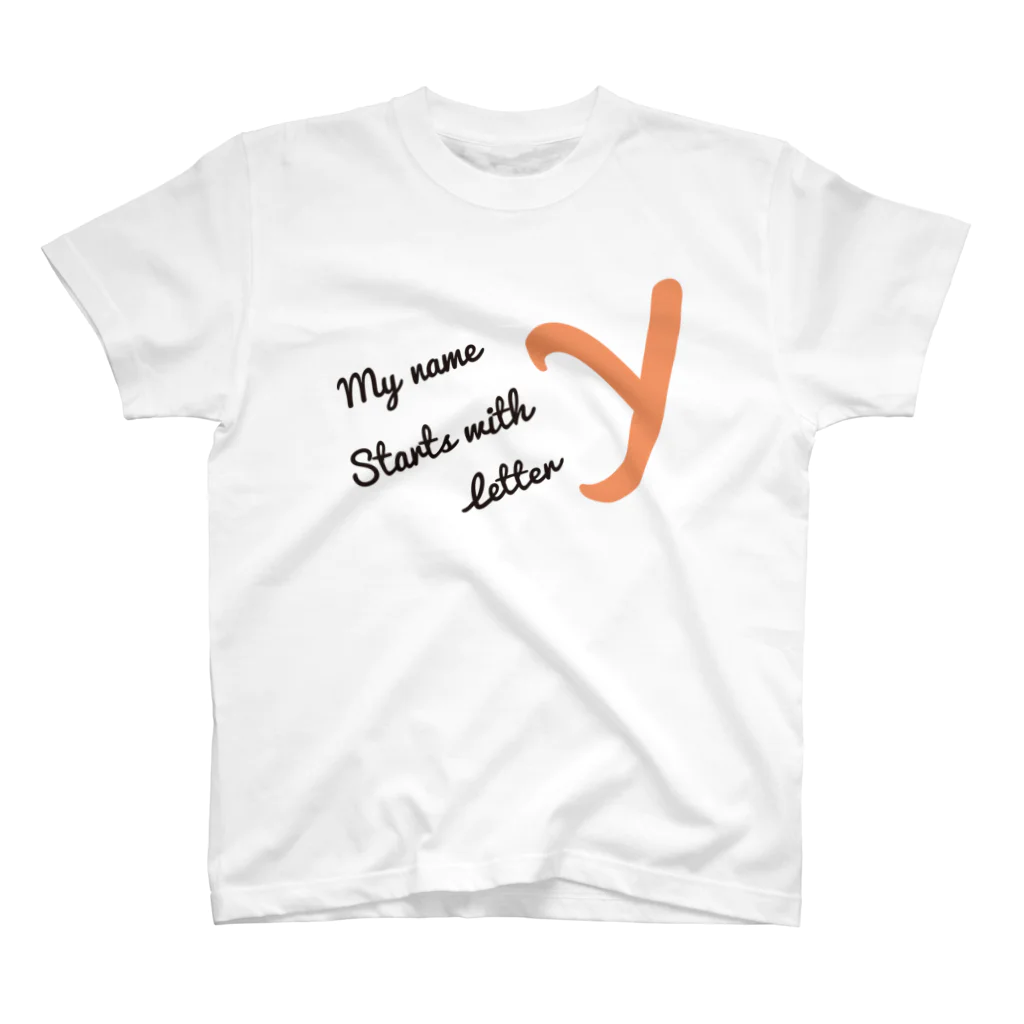 フォーヴァのMy name starts with letter Y スタンダードTシャツ