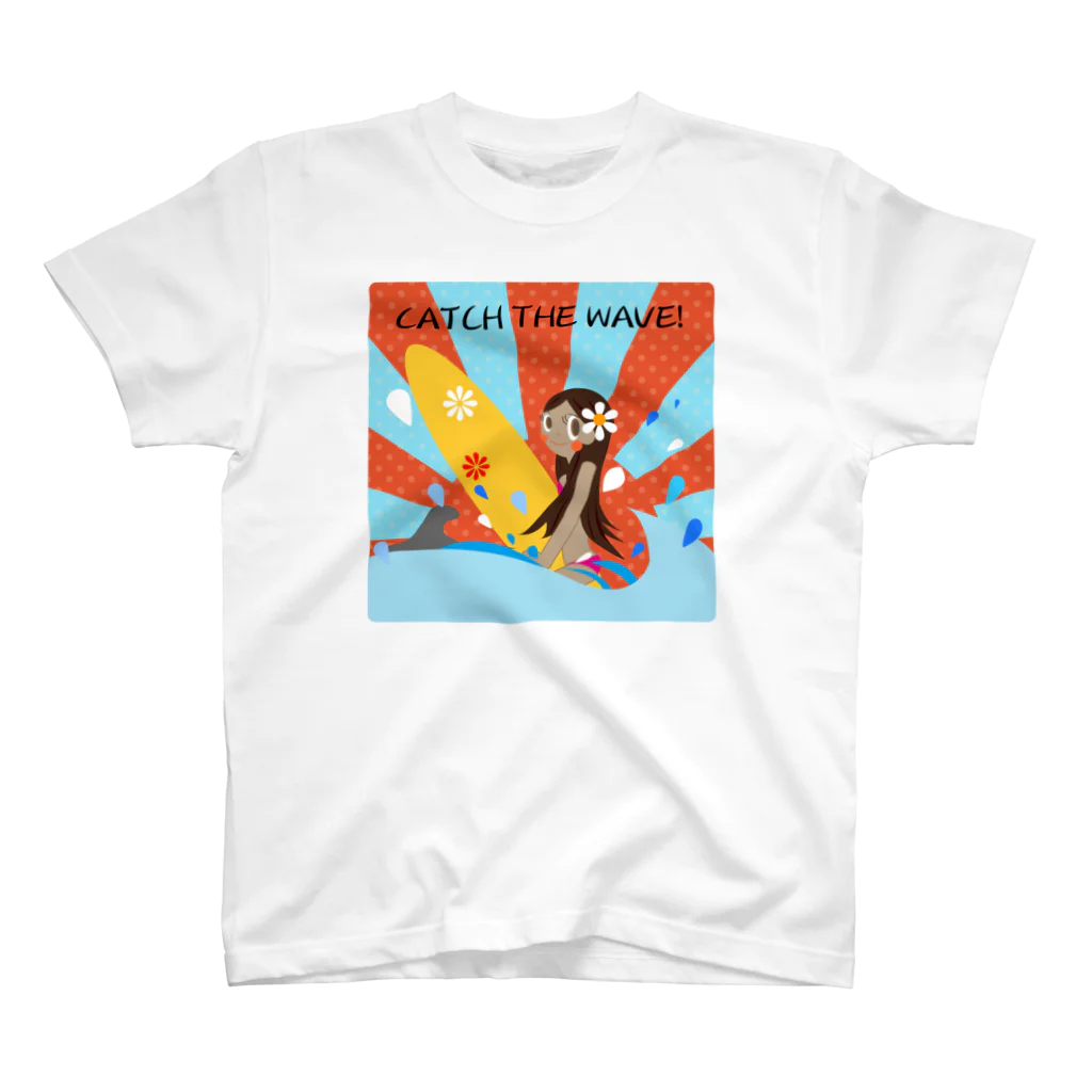 ちゃびこのSURF GIRL スタンダードTシャツ