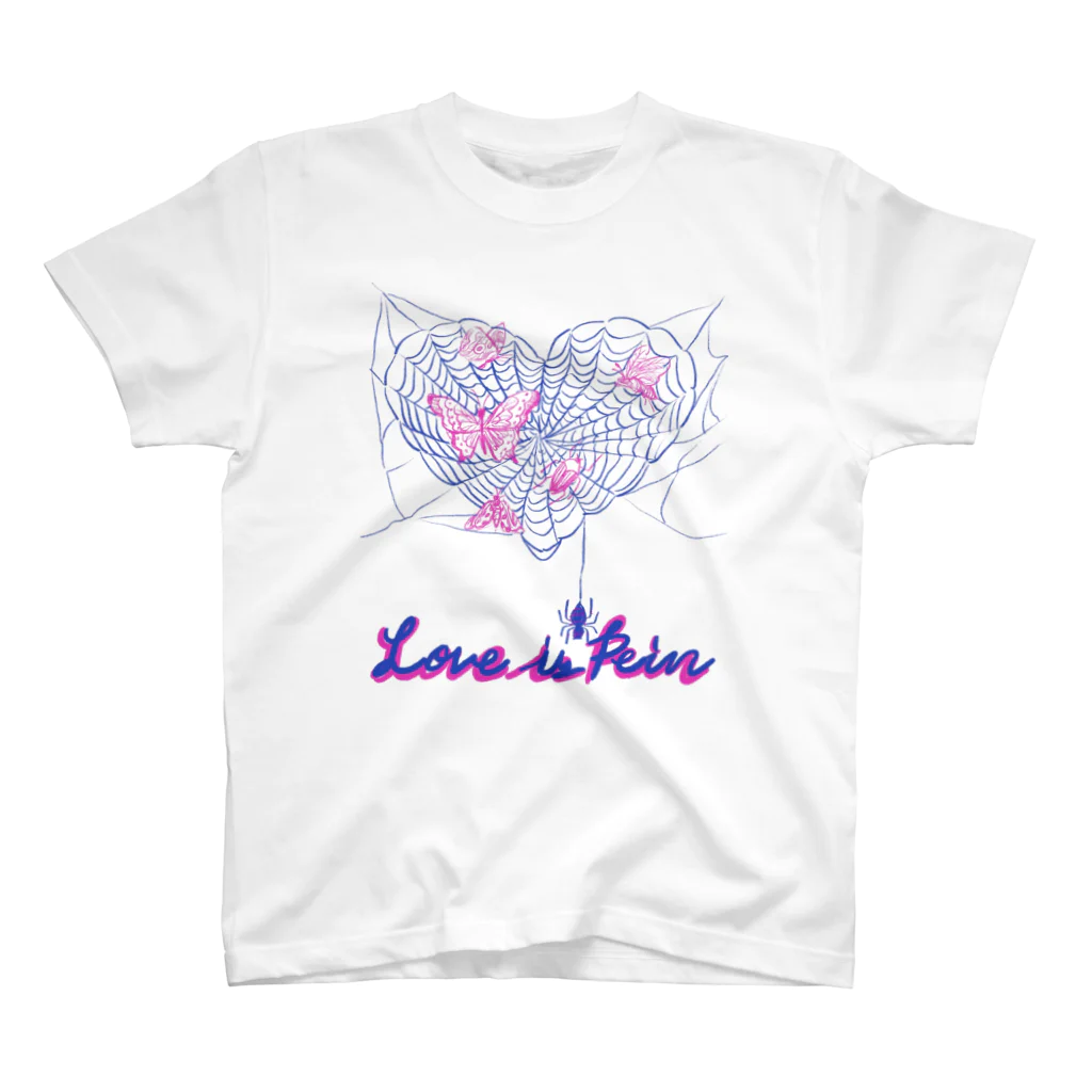 くろギャルのくろギャル love in pain Tシャツ 白 Regular Fit T-Shirt