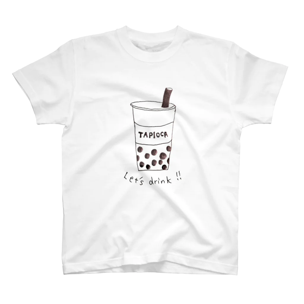 yuminyummyのタピオカドリンク飲みたい Regular Fit T-Shirt