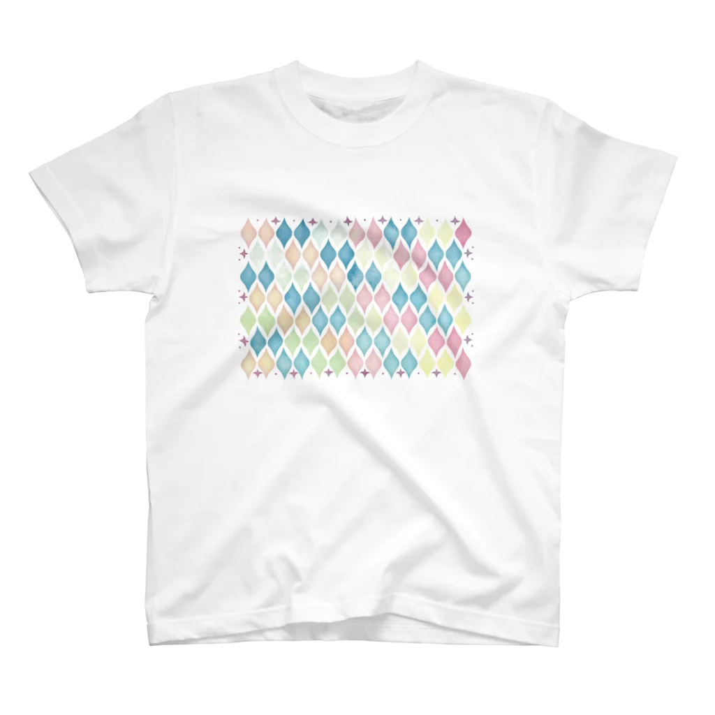 ossoの水彩モロッカンタイル風 スタンダードTシャツ