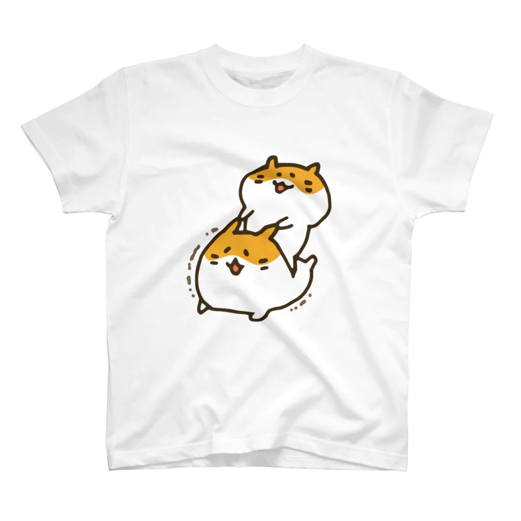 LINEスタンプ販売中ぱんのむにむにハムスター（カラー） スタンダードTシャツ