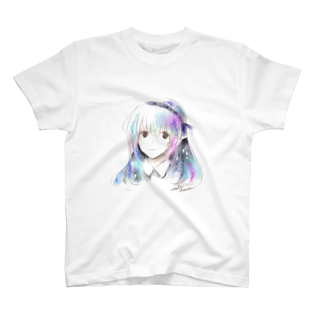 Lina@CRADLE DREAMの水彩女の子 スタンダードTシャツ