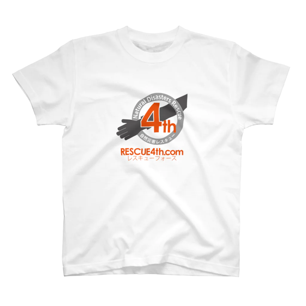 rescue4thの自然災害レスキュー　RESCUE4th スタンダードTシャツ