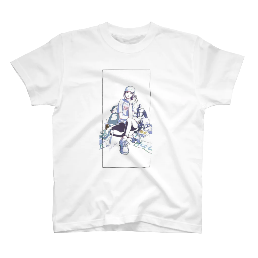 kitaooji shop SUZURI店のCool girl prototype  スタンダードTシャツ