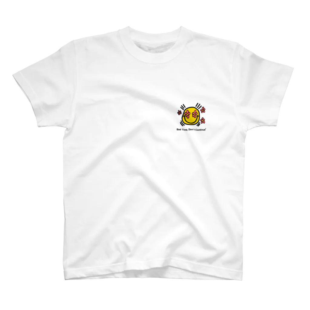 Bad Time,Don't Continueのflower eye smiley スタンダードTシャツ