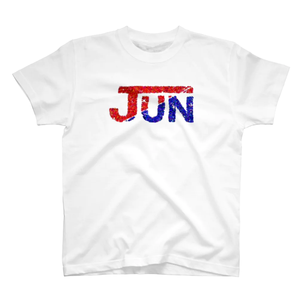 goingandsteadyのJun red and blue Regular Fit T-Shirt