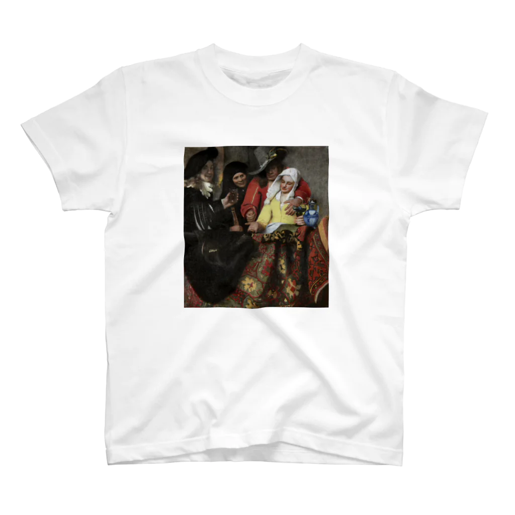 Art Baseの取り持ち女 / フェルメール (The Procuress 1656） スタンダードTシャツ