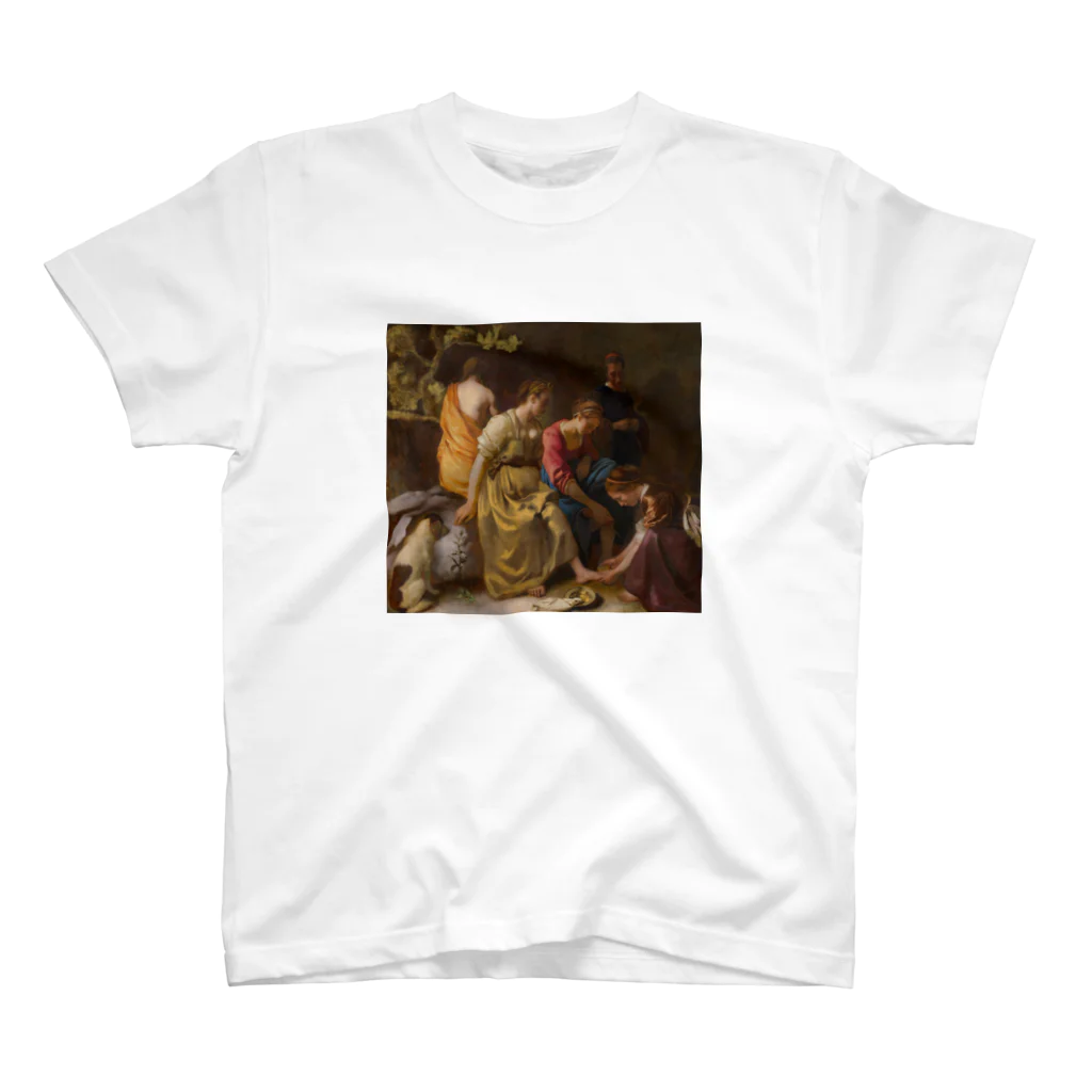 Art Baseのディアナとニンフたち / フェルメール(Diana and her Companions 1654) スタンダードTシャツ