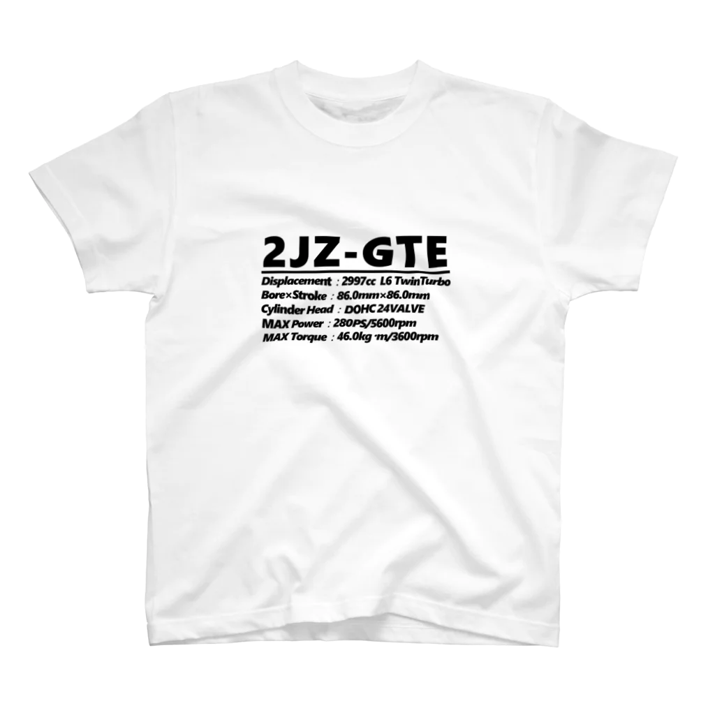 シンプル大好きの男の直6_2JZ Regular Fit T-Shirt
