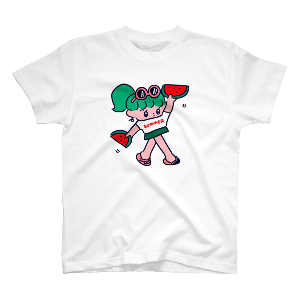 モニョチタポミチの夏の舞 Regular Fit T-Shirt