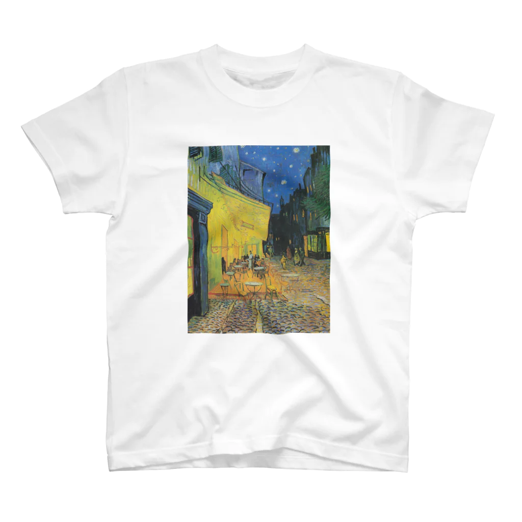Art Baseのゴッホ / 夜のカフェテラス / 1888 / Terrasse du café le soir Regular Fit T-Shirt