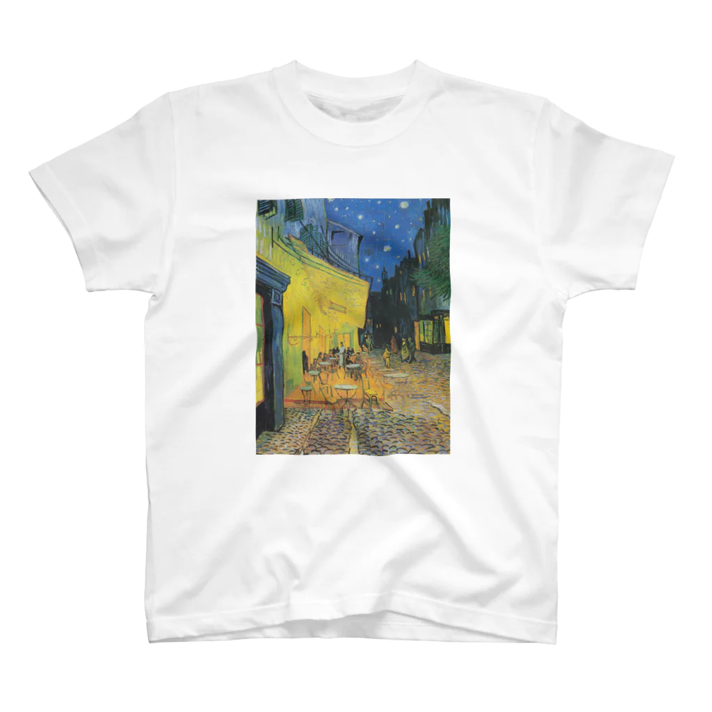 Art Baseのゴッホ / 夜のカフェテラス / 1888 / Terrasse du café le soir スタンダードTシャツ