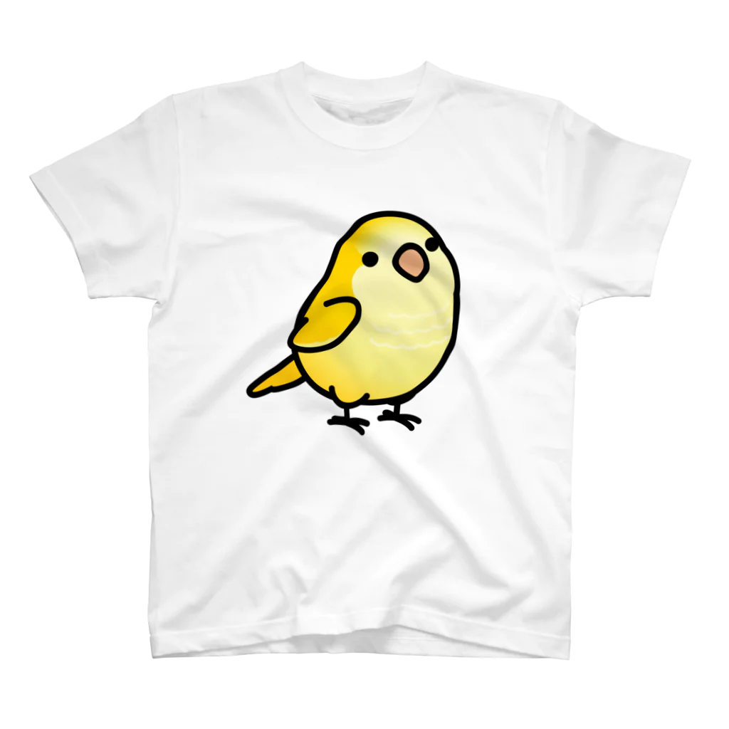 Cody the LovebirdのChubby Bird オキナインコ　イエロー Regular Fit T-Shirt