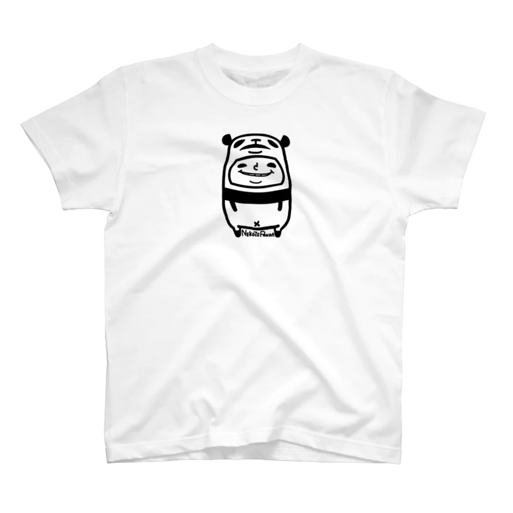 NEKOZE PANDAのねこぜパンダと少年 Regular Fit T-Shirt