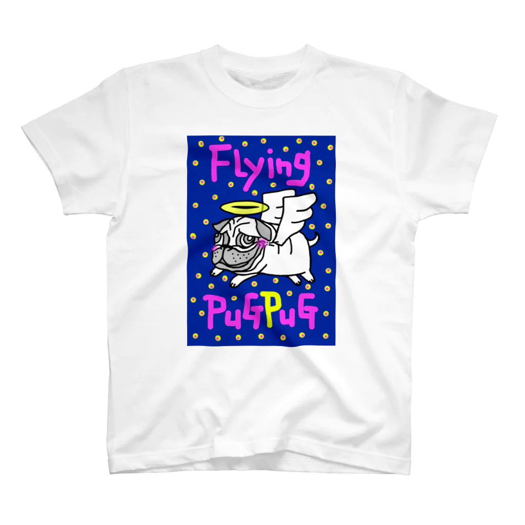 MiSaMのFlying PuGPuG スタンダードTシャツ