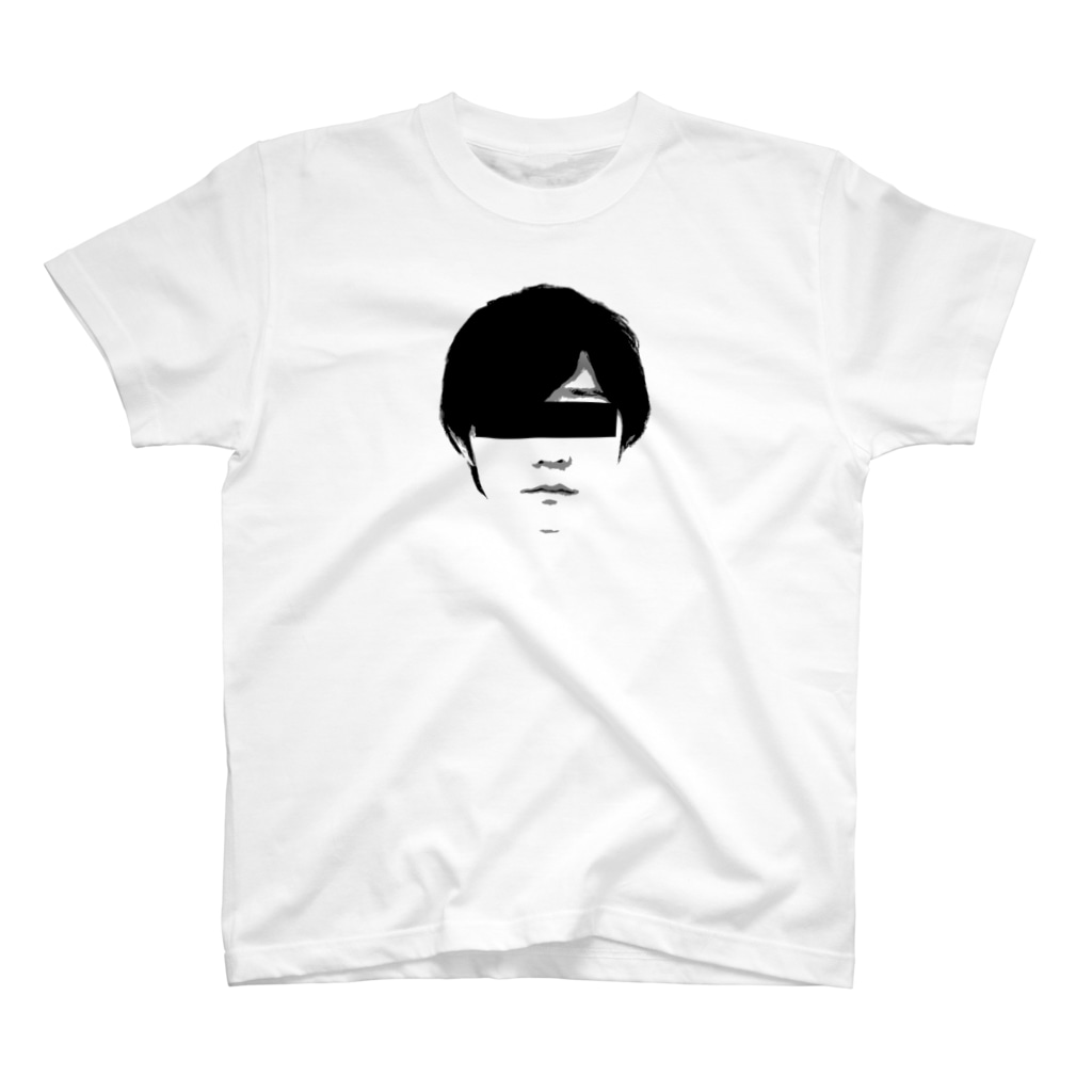 ARuFaの公式グッズ屋さんのARuFaマジ顔面（モノクロ） Regular Fit T-Shirt