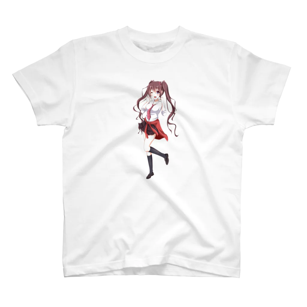 Cute 2D Girlsの頑張って!!! スタンダードTシャツ