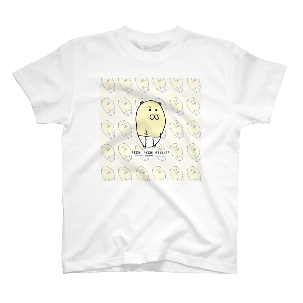 ぺちぺち工房 Pechi Pechi Atelierのハムスターのぴこがいっぱい Regular Fit T-Shirt