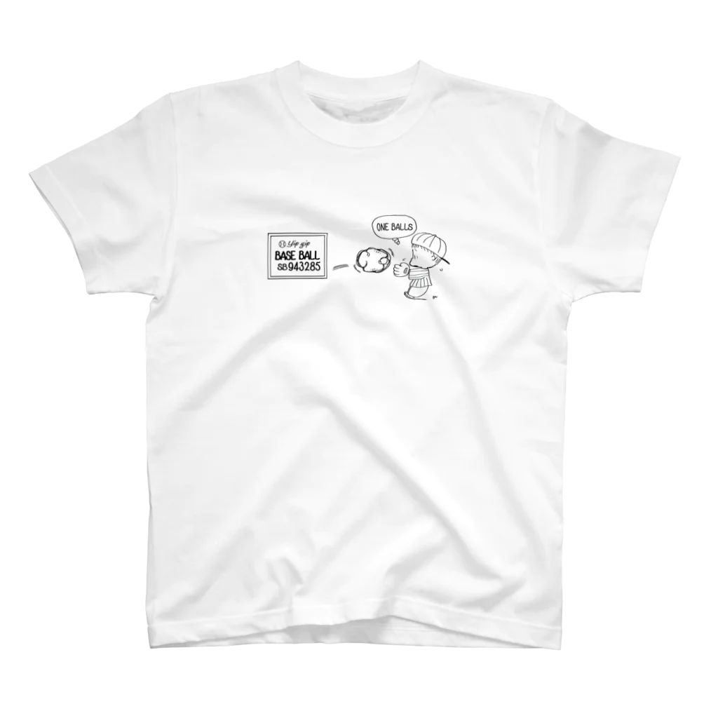 egu shopのBASE BALL old Regular Fit T-Shirt