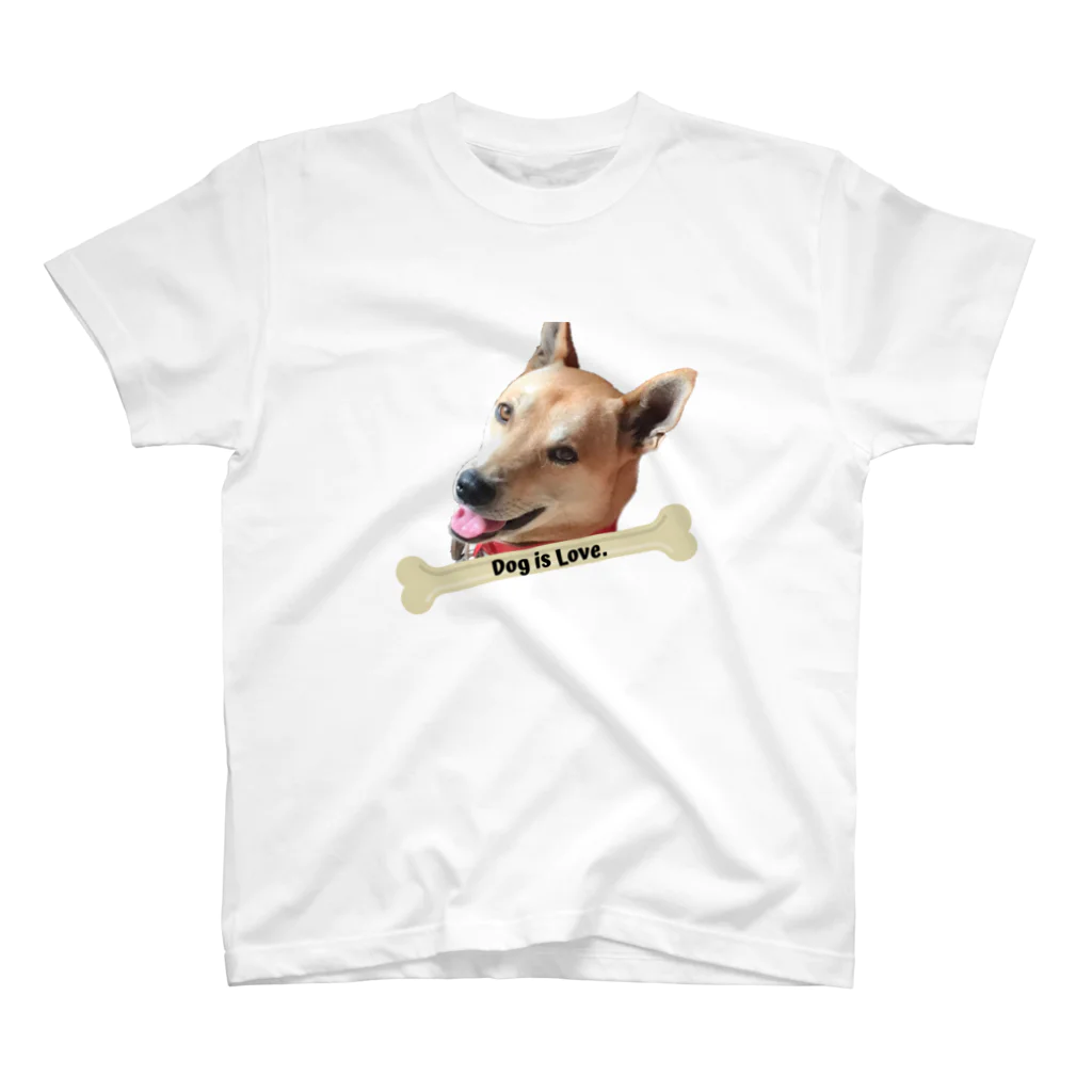 scaredycatのDog is love スタンダードTシャツ