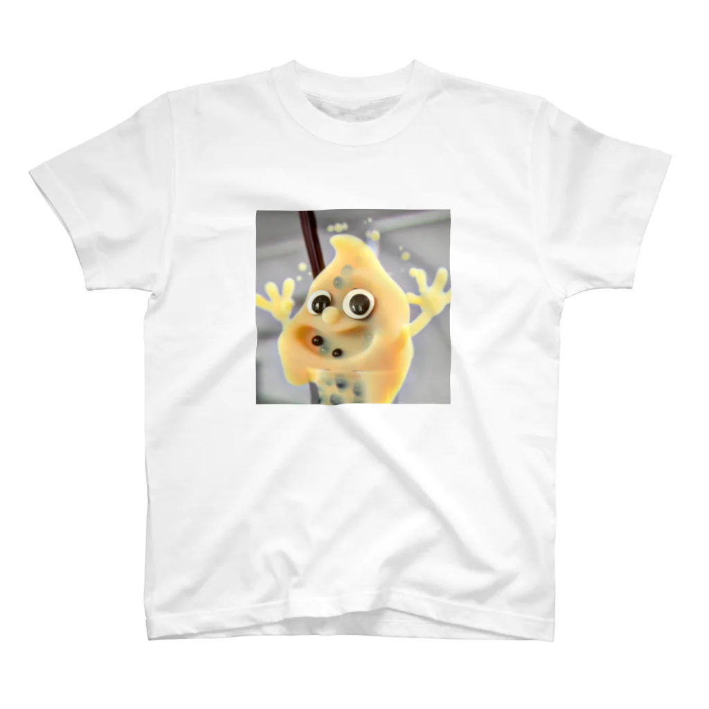 Daichi Sugimoto🦑3D Artistのタピオカミルクティーおばけ スタンダードTシャツ