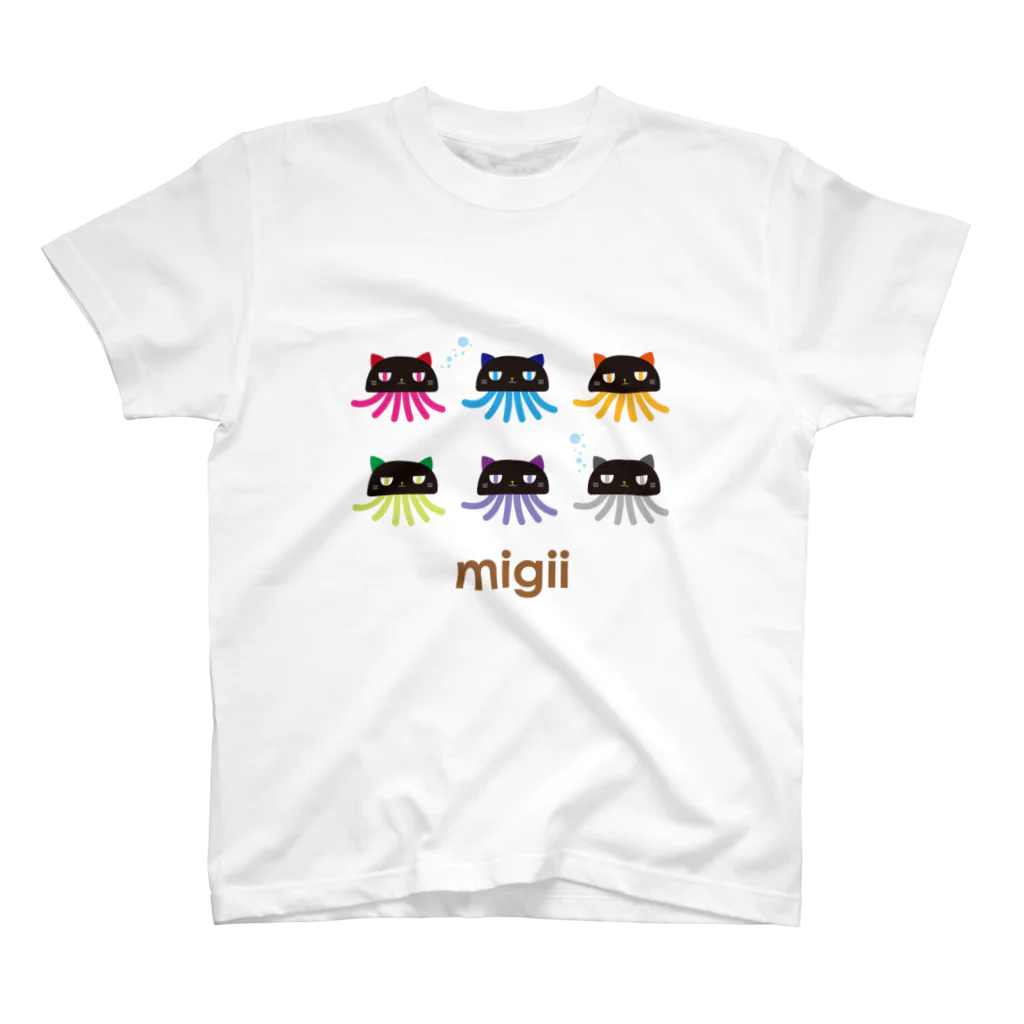 mo=kaのmigii 6color Regular Fit T-Shirt