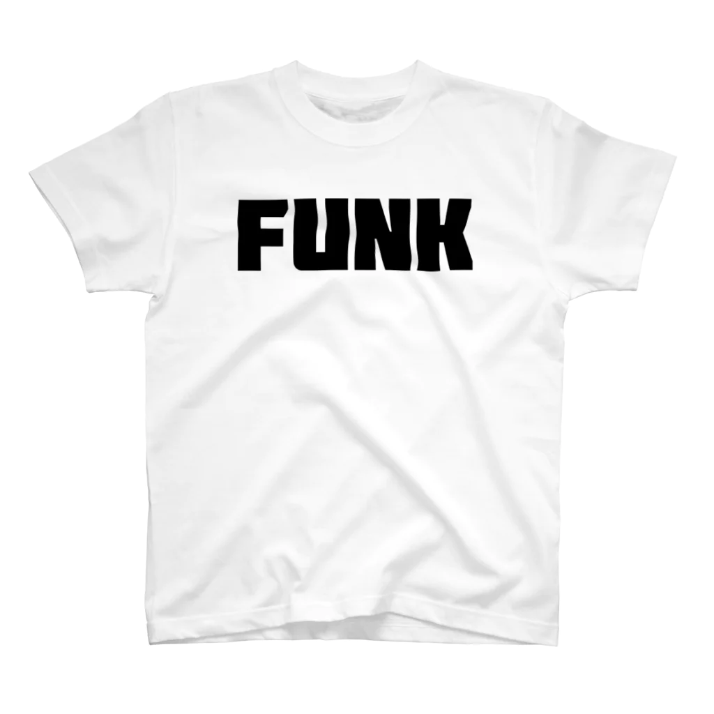 AliviostaのFunk ファンク シンプルBIGロゴ ストリートファッション スタンダードTシャツ