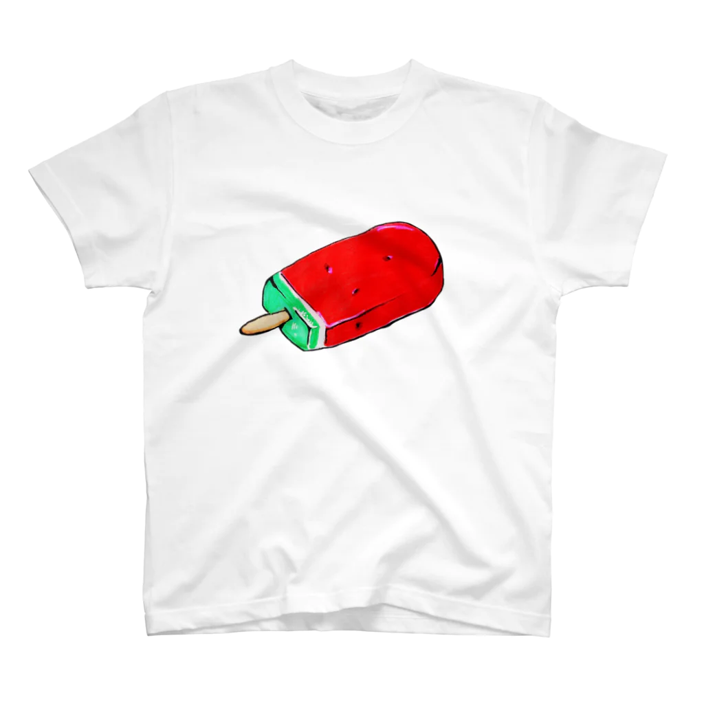 art_chloe003のスイカアイス Regular Fit T-Shirt
