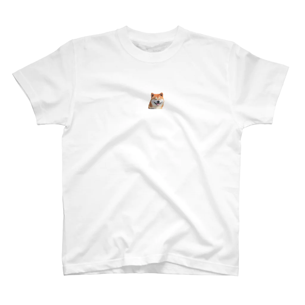 ISSYRIDERの柴犬ハチスマイル Regular Fit T-Shirt