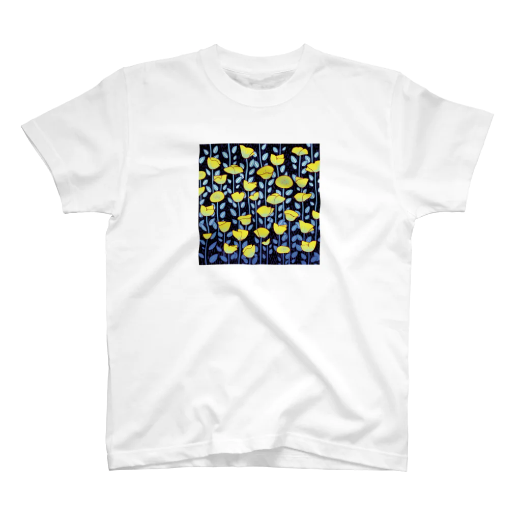 POTSURIのお花畑 スタンダードTシャツ