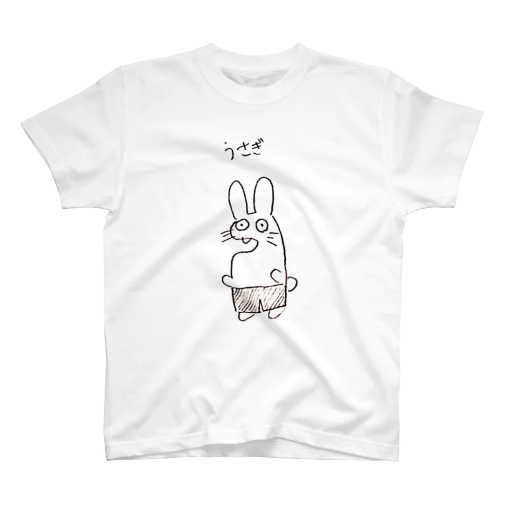 shikkoku298のうさぎ スタンダードTシャツ