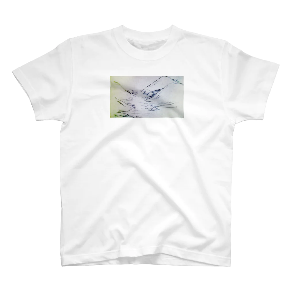 hentouの山と川 Regular Fit T-Shirt