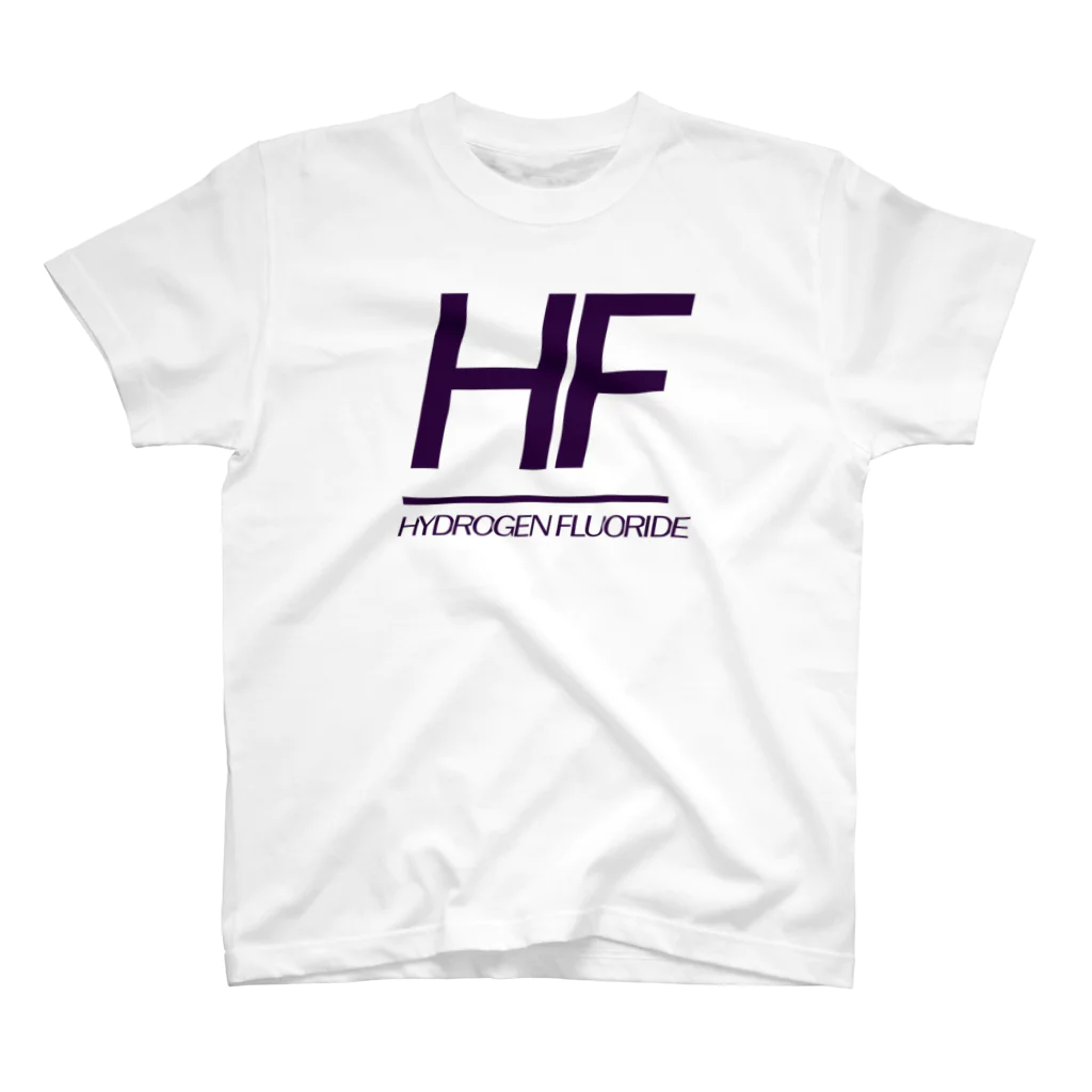 office SANGOLOWのHF_Hydrogen Fluoride  Regular Fit T-Shirt