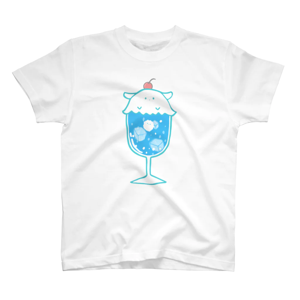 きこのまのクリームソーダに擬態するメンダコ（ソライロソーダ）-擬態妖精ミミカ- Regular Fit T-Shirt