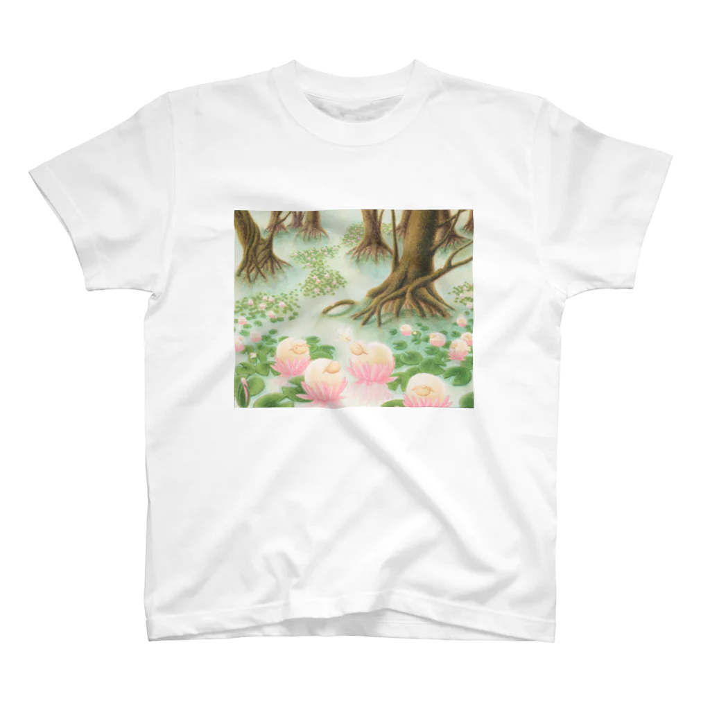 ひつじ好きのみそうギャラリーの羊蓮花と羊精 Regular Fit T-Shirt