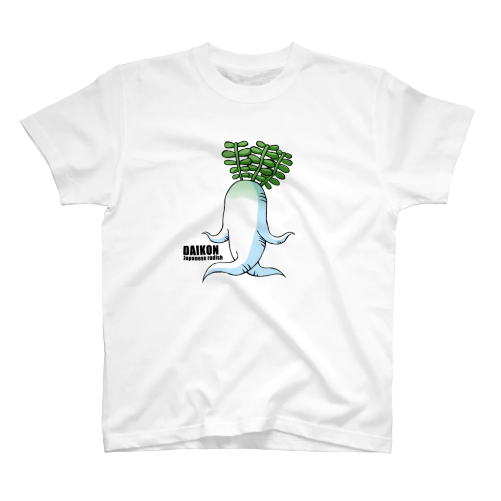 zukkyzukkyのDAIKON スタンダードTシャツ