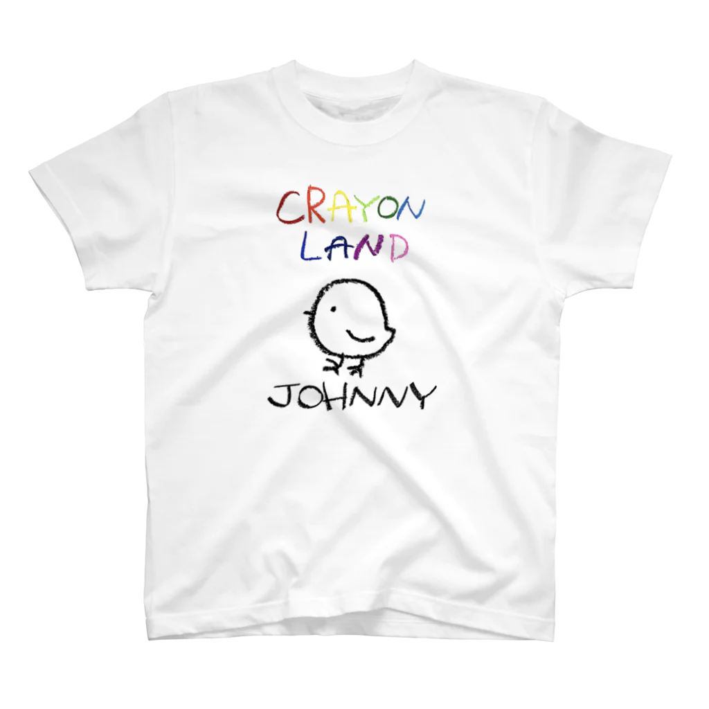 【CRAYON LAND】ひよこのじょにーのCRAYONLAND じょにー スタンダードTシャツ