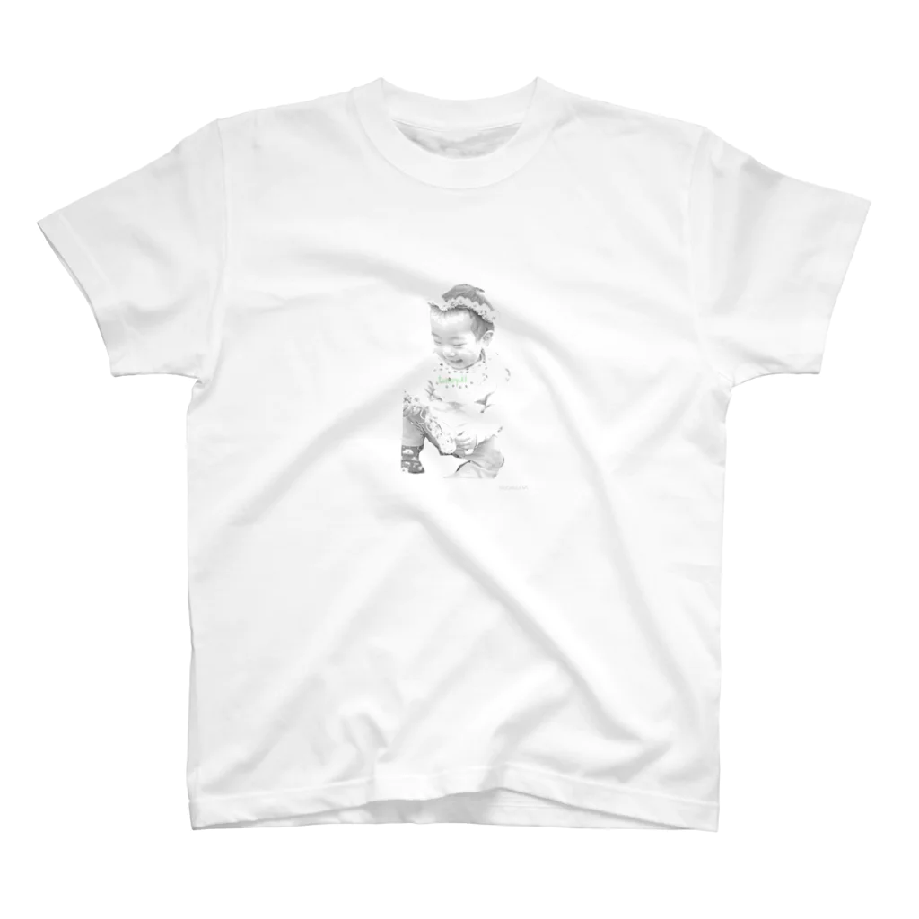 kojiのtomo black white スタンダードTシャツ