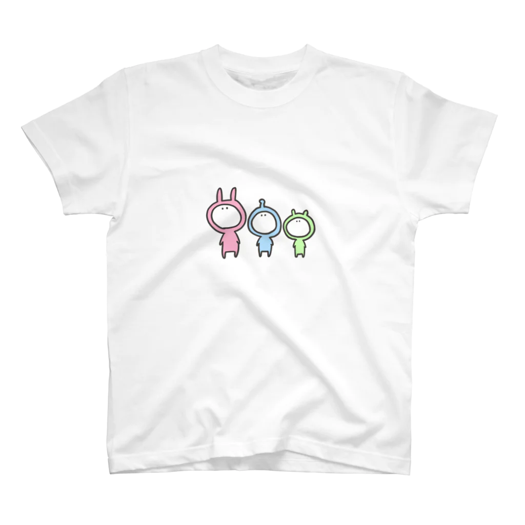 なつぽむ。の謎の3人組 スタンダードTシャツ