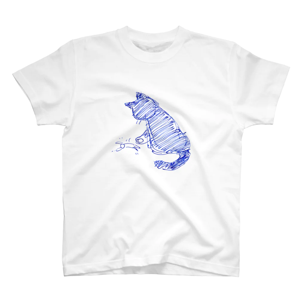 Quarter House の猫になぶられたい スタンダードTシャツ