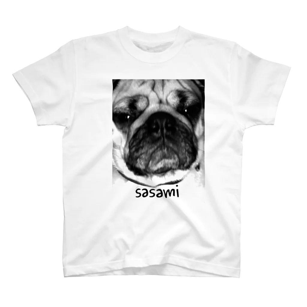 sasami-onchanのPUGシリーズ Regular Fit T-Shirt