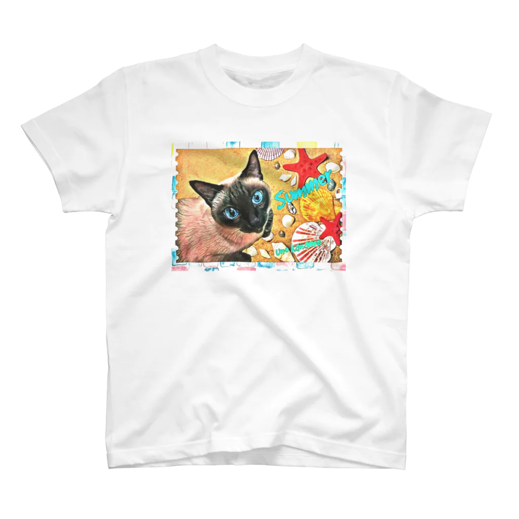 宇乃 枢のUno Summer(貝殻) Regular Fit T-Shirt
