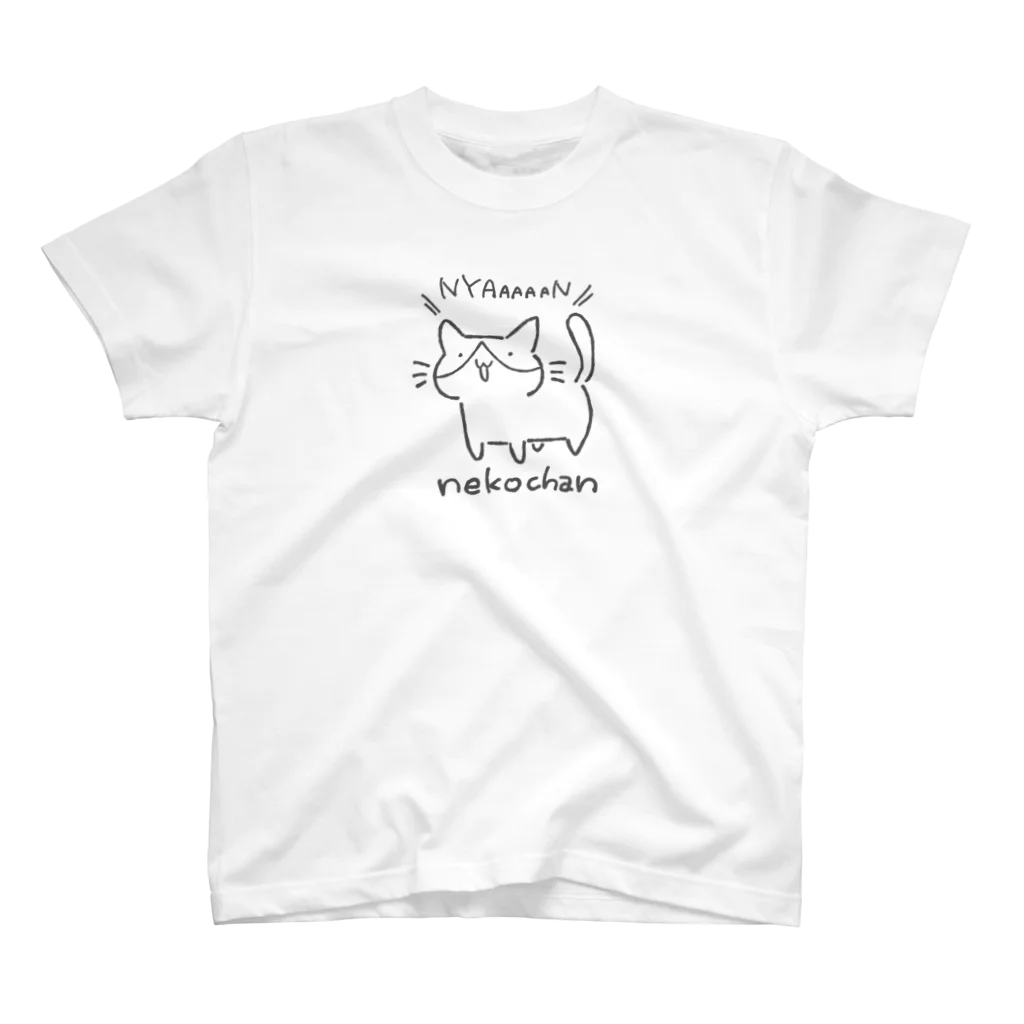 おとんのねこちゃん　ハチワレ Regular Fit T-Shirt