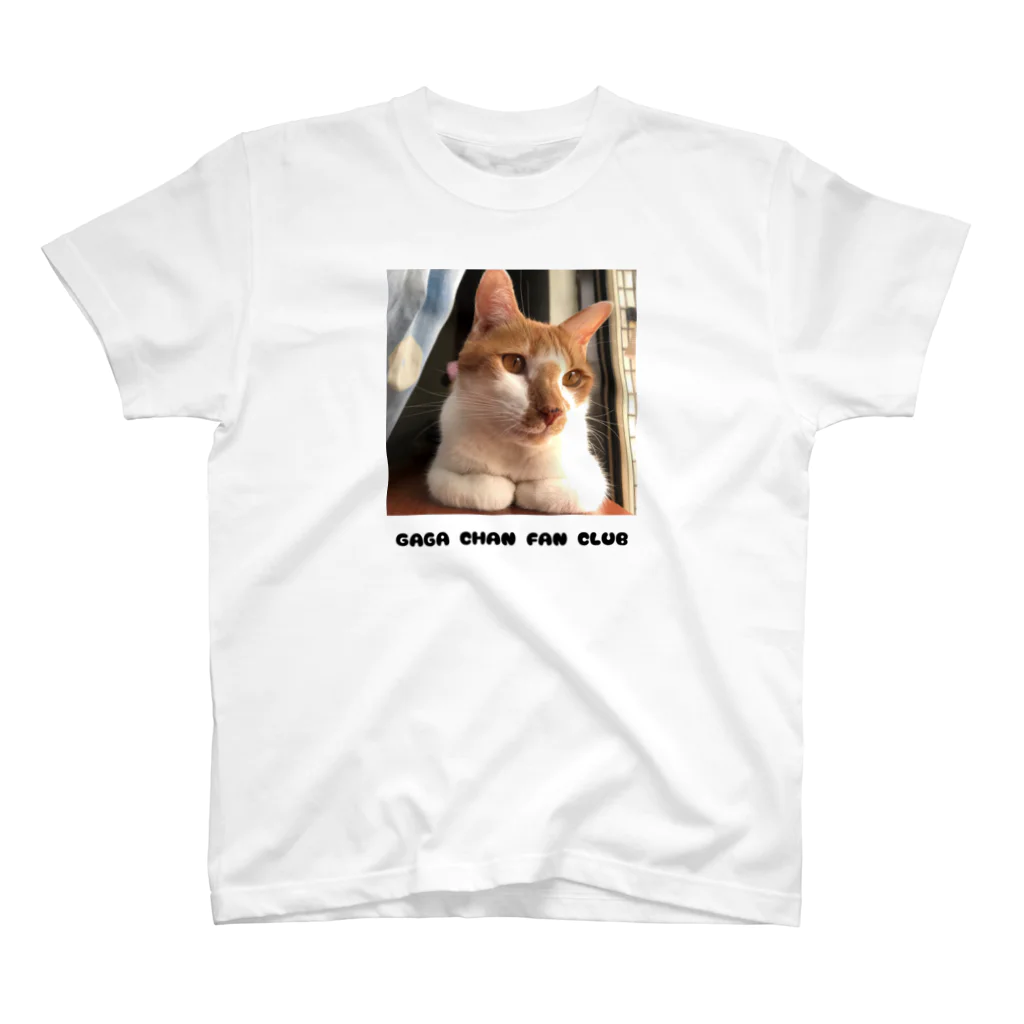 happy_25chanのGAGAちゃん柄Tシャツ（白） スタンダードTシャツ