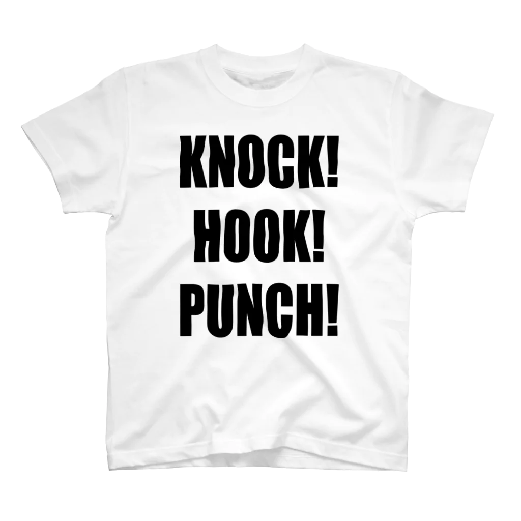 TシャツレボリューションのKNOCK! HOOK! PUNCH! Regular Fit T-Shirt