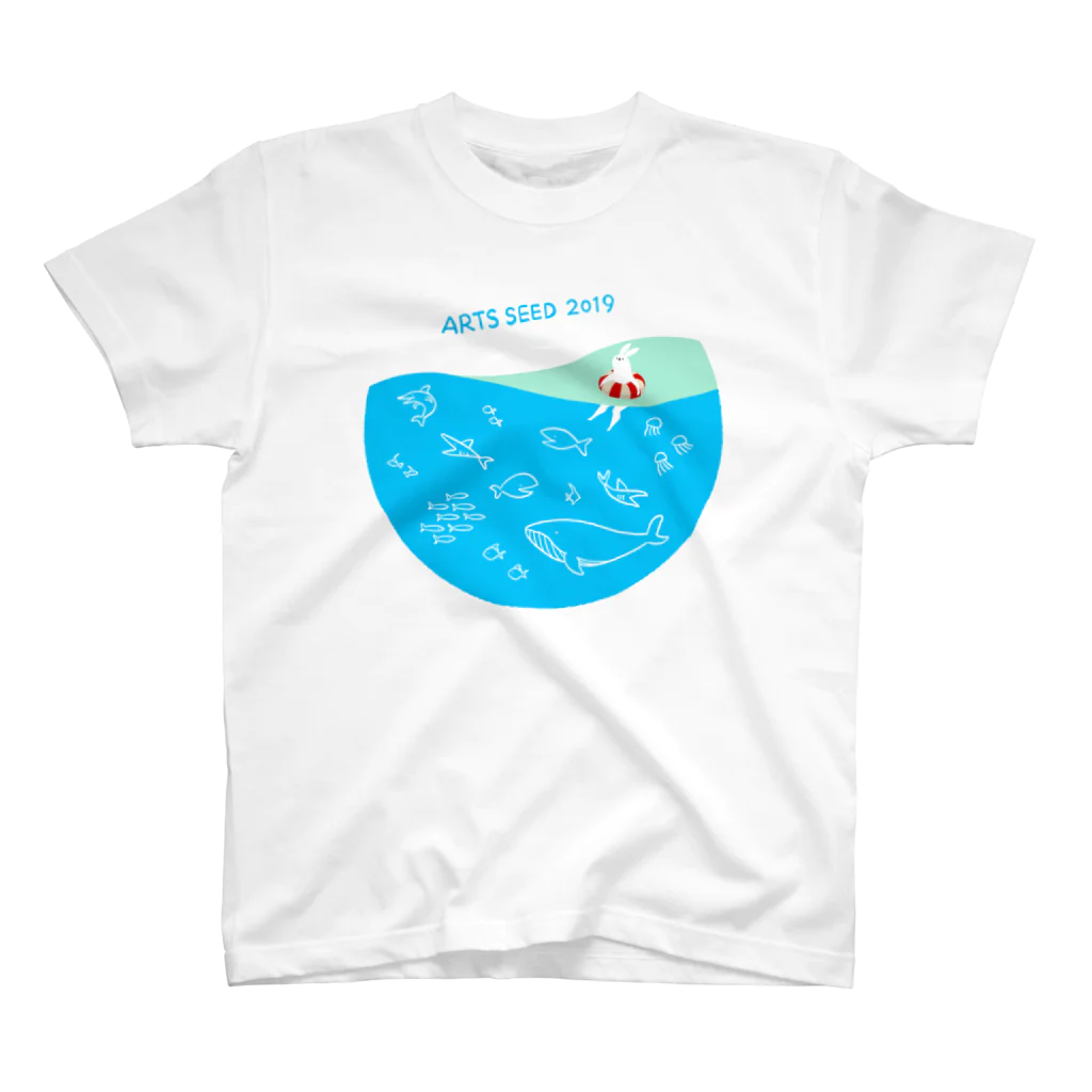 ARTS SEED OKITAMA 2019のASO2019×タドリ 海！ スタンダードTシャツ