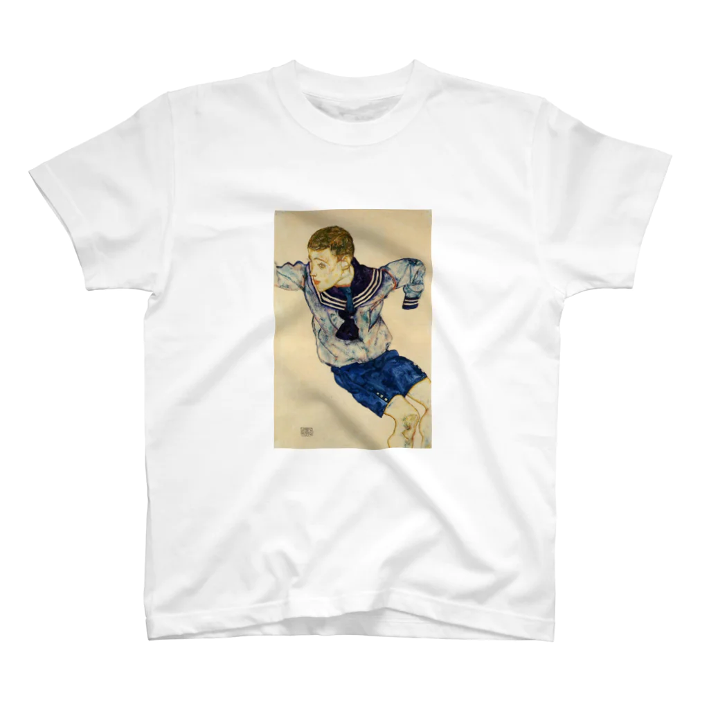 Art Baseのエゴン・シーレ / 1913 / Boy in a Sailor Suit / Egon Schiele スタンダードTシャツ